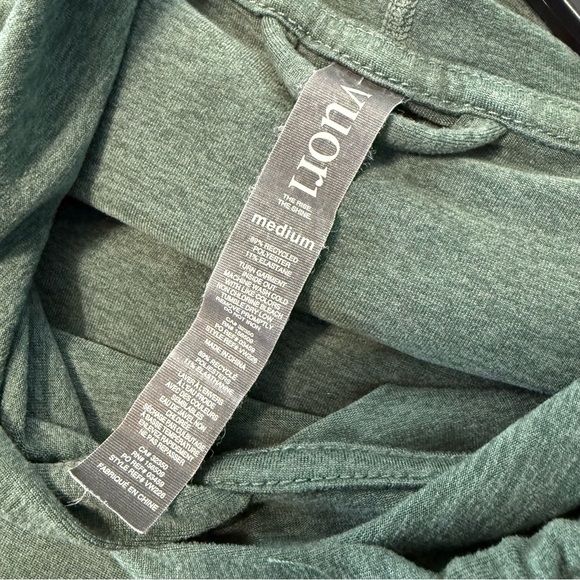 Vuori Halo Essential Hoodie Women Size M Casual Relaxed Fit Green - Picture 8 of 11